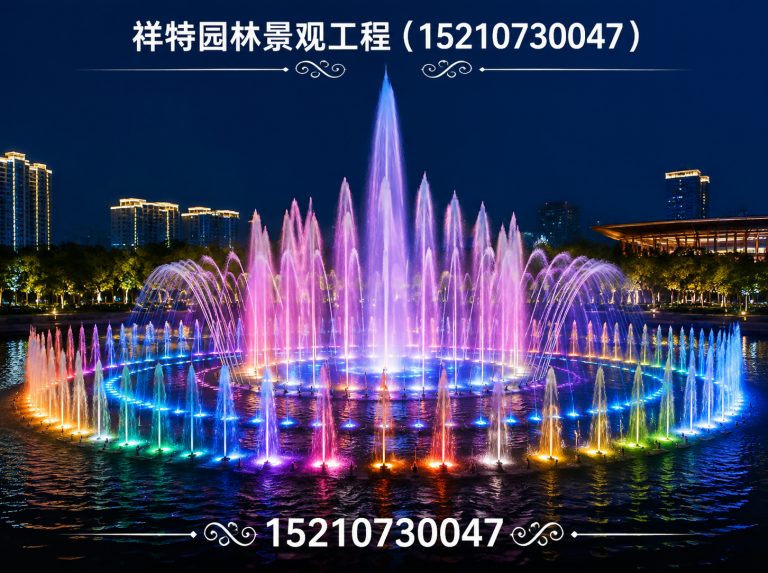 望都县喷泉工程展示图