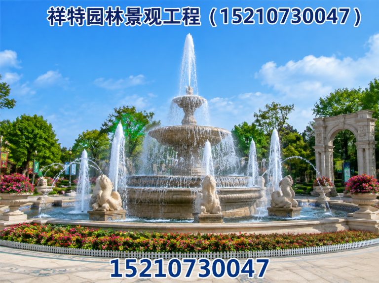 望都县音乐喷泉展示图